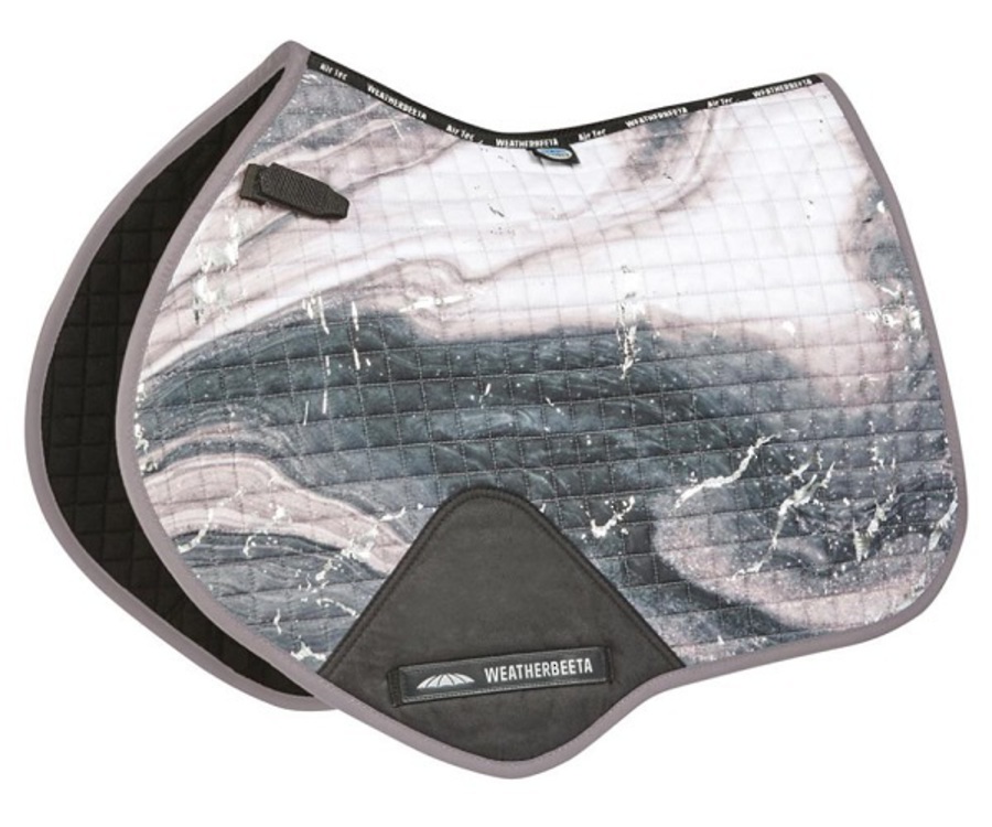 Weatherbeeta Prime Marble Shimmer Jump Saddle Pad image 0